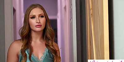 Fierce Redhead Skylar Snow Takes Care Of Stepson While Husband Is Away