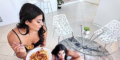 Angel Gostosa, Jasmine Sherni And Mike Mancini - Dark-haired Bitches And Getting Fucked In Pov