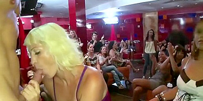 Gorgeous Women Suck Dick At Party