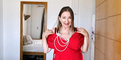 Material girl - mature with huge natural bust