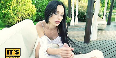 Cowgirl With Winning From With Sasha Rose