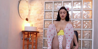 Flexible starlet Marlem is showing off her tits and more