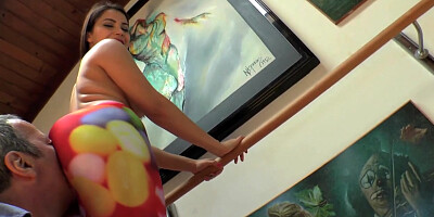 Alby Rydes London Keyes Virgo Peridot Lola Foxx Valentina Nappi John Stagliano in Buttman's Focus: Nose In The Crack - EvilAngel