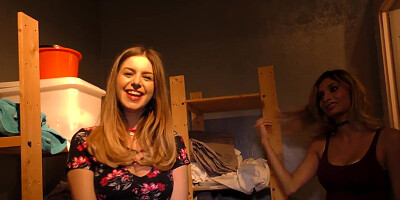 Stella Cox & Jade Jantzen Try BBC Anal - Gloryhole