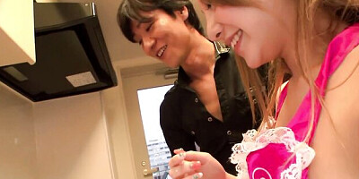 Nice-looking Mariru Amamiya's small tits xxx