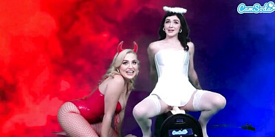 Slutty Rosalyn Sphinx and Blake Blossom's webcam porn