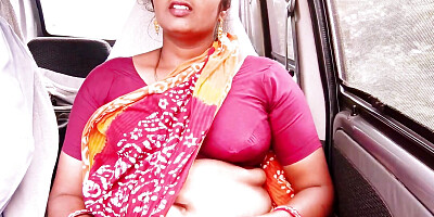 Car Sex. desi Stepmom and Stepson Long Drive for Fucking. Telugu Dirty Talks