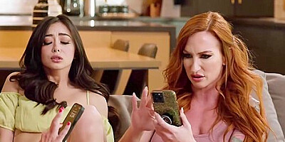 Stepmoms Take Control Over Vibrator App With Chloe Surreal And Alexis Tae
