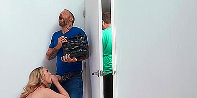 Breaks Door For Dick With Lilly Bell