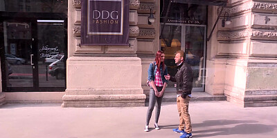 Hot Meg Magic fucks in the back of our truck