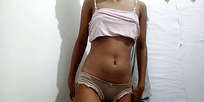 Hot cute girl squinting 