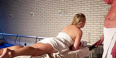 Old Grandpa Fucks 19 Year Old Teen 18+ Daniella Margot After Massage - Daniella Margot