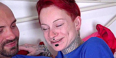 Czech Tattooed And Her Boyfriend With Joker S Harley Quinn