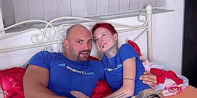 Czech Tattooed And Her Boyfriend With Joker S Harley Quinn