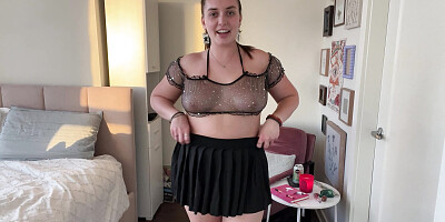 4K Mini Skirt Try On Haul with CLOSE UPS &amp, Pussy Flashing - HOTTEST Try Ons