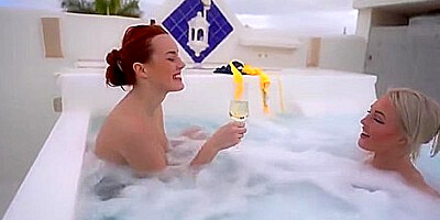 Charlie Red And Lovita Fate Lesbian Pool Sex