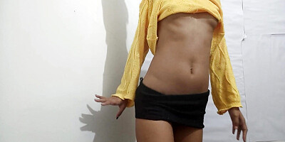 Cute girl hot watery video 