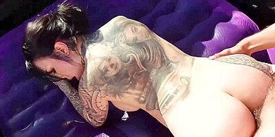 Lacey Jayne In Inked Slut Gets Properly Fucked Inside And Outside The House