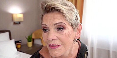 64 Year Old Stepmom Irenka Seduces Her Stepson Into Fucking Her During A Photoshoot - Lenny Yankee