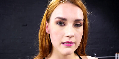 Christian Clay choking Charlie Red while penetrating her