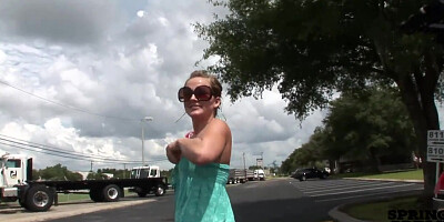 2 Girls Flashing in Public Booty to Boobs in Tampa - SpringbreakLife