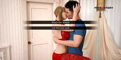 Dusklight Manor 3 - Lola Giving Massage to Jhon. He Grabbed Her Big Breasts