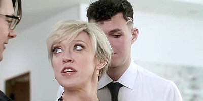 Busty Dee Makes Pastors Risk It All!