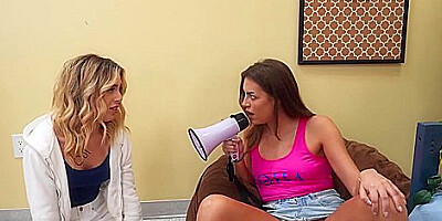 Ashlyn Angel, Serena Hill And Selina Bentz In Rush Week Railing