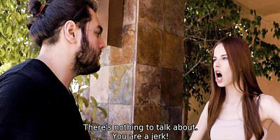 Wet Jillian Janson at red head dirt