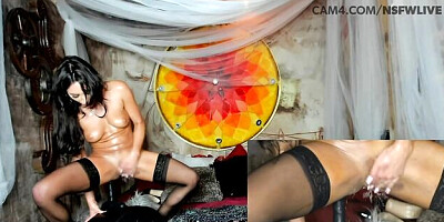 Squirt scene with impressive Christiana Cinn from CAM4