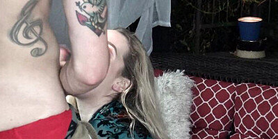 Swinger-Blog XXX featuring side piece's big tits scene