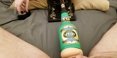 Fuck Machine Strokes My Cock to Orgasm