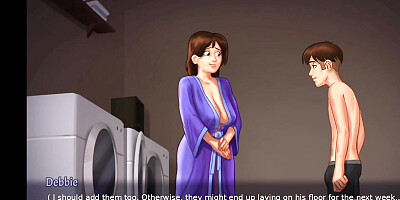 Fucking Step Mom- In The Laundry......