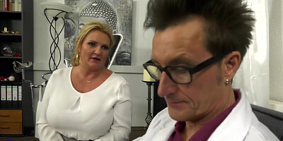 Fucking Our Hot Curvy German Milf Secretary Krizzi At The Office And Come On Her Big Juicy Tits!