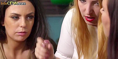 Cfnm British Chicks Enjoy Suck Lucky Guy In Group Se