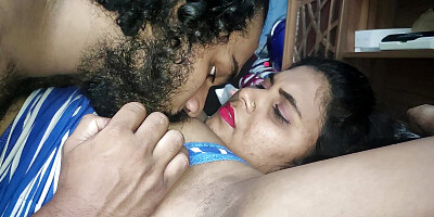 Mallu couple 20 minutes non stop boobs suck, Vaishnavy non stop boobs suck by Sharun Raj, Mallu couple Nipple lick , Mallu boobs