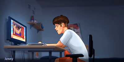 Watch stepsister camshow summertime saga Jenny