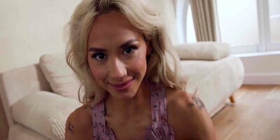 Petite Fits A Huge Cock In Her Ass At With Veronica Leal