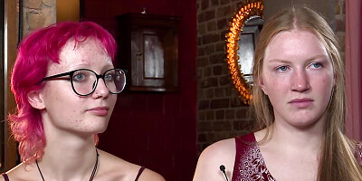 Ersties - kisses and games on a lesbian date