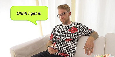 Hookup Hotshot, Katy Kiss And Bryan Gozzling - Coed Filthy Fuck Fiend Pussy Packed In Sneakers!