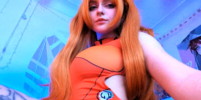 Cutie Anna loves cosplay and anal plug