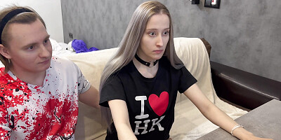 Girl gamer gets distracted to suck cock and get laid