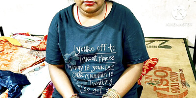 Desi aunty is going to the neighbor