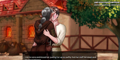 Perfect Ass Elf MILF With Big Tits Creampied On The Public Street - Cartoon Animated Porn Game - What A Legend! - #22