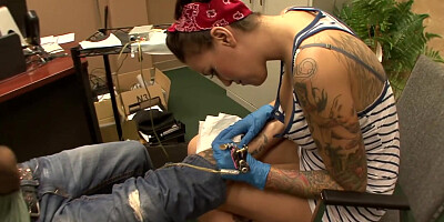 Angelica Heart Wears Her High Heels And Glasses While Servicing Penis