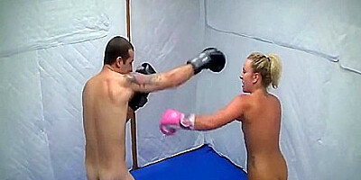 Dre Hazel Defeats Guy In Competitive Nude Boxing Match 21 Min