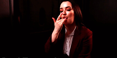 Schoolgirl Sucks Cock At The Gloryhole