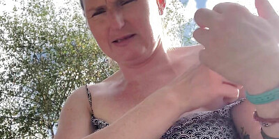 Naked DIY in my VERY overlooked garden!