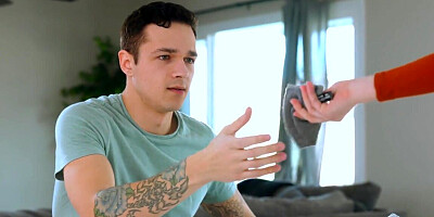 Mommy seduces stepson with her tight nudist booty