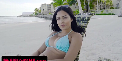 Latina Stepsister Gets Pounded By Big Dick Stepbro